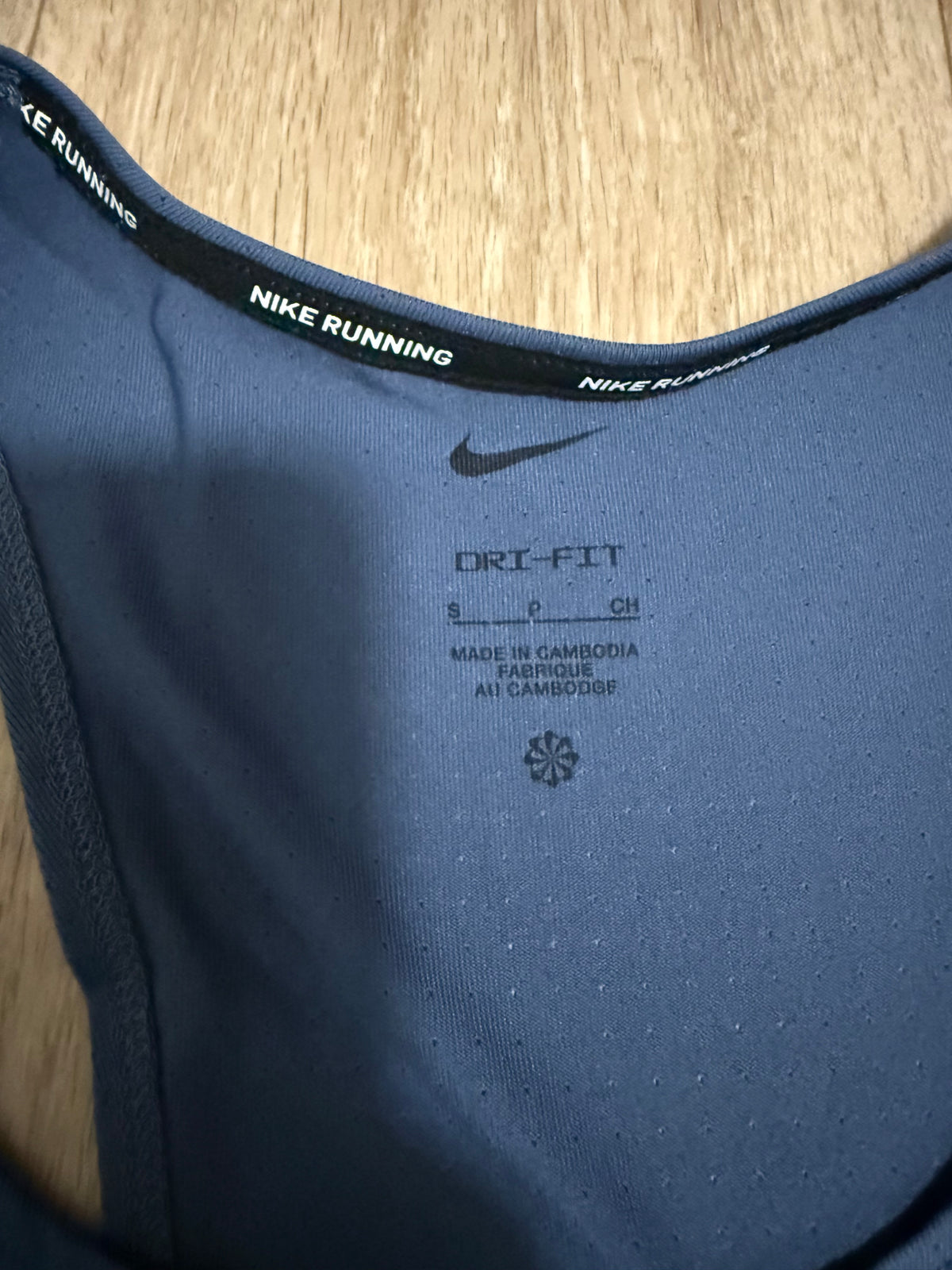 Nike Dri-FIT Running Herren Tanktop – Blau – Gr. S