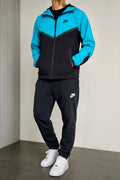 Nike Herren Windrunner Jacke Blau/Schwarz – Größe XS – Neu mit Etikett