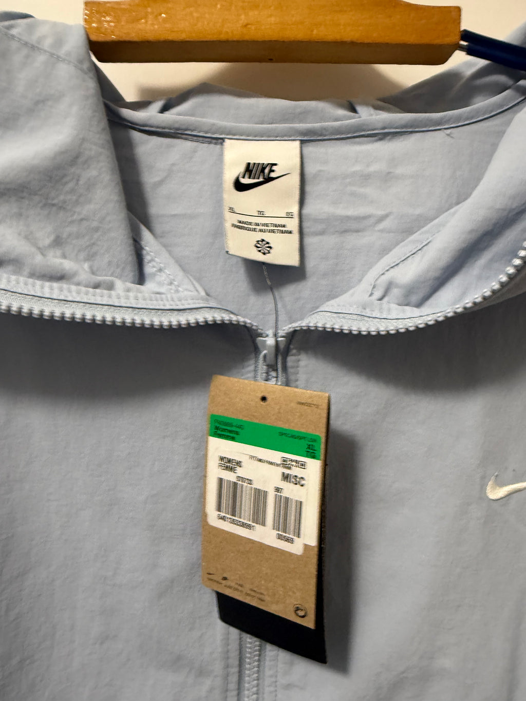Nike Sportswear Everything Wovens Oversized Damenjacke – Hellblau – XL