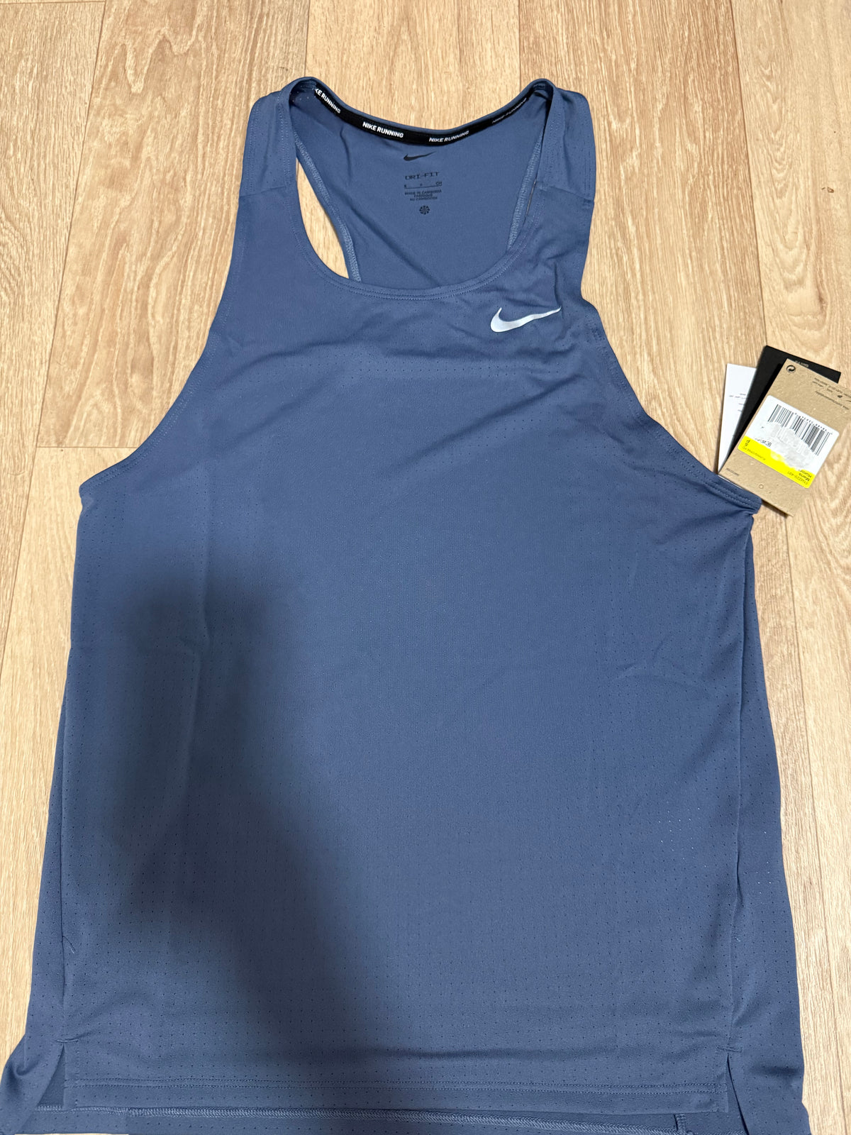 Nike Dri-FIT Running Herren Tanktop – Blau – Gr. S